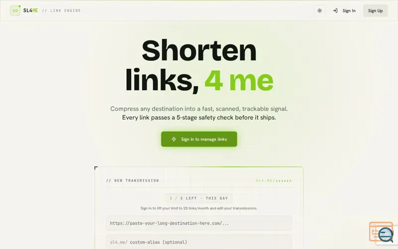 Screenshot of SL4ME