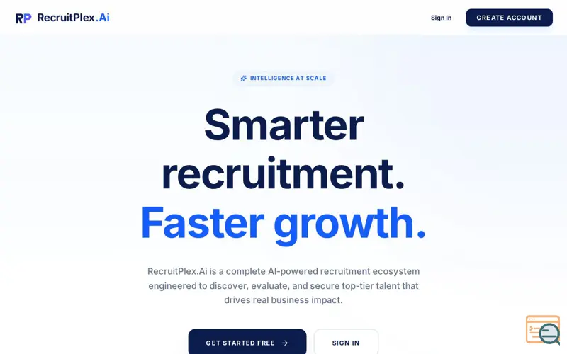 Screenshot of RecruitPlex Ai