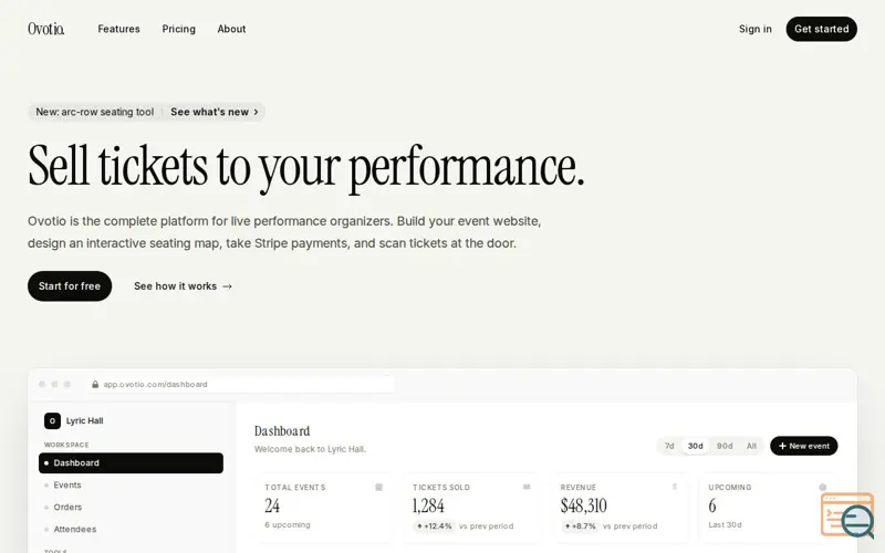 Screenshot of Ovotio