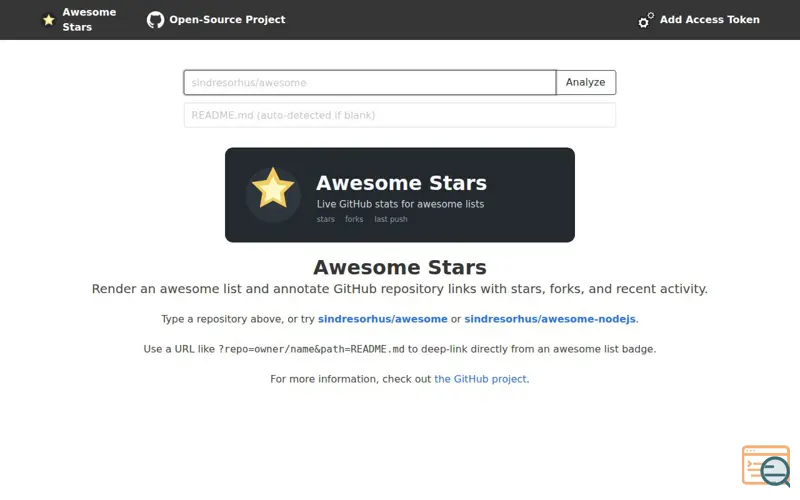 Screenshot of Awesome-stars