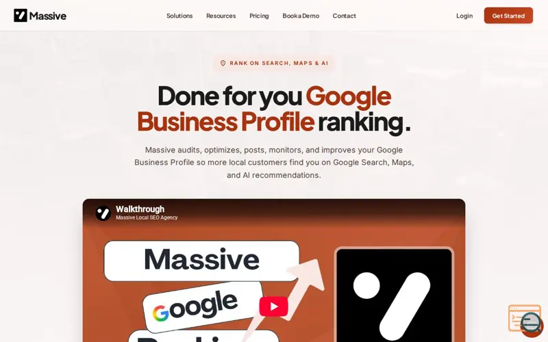 Screenshot of Massive Local SEO Agency