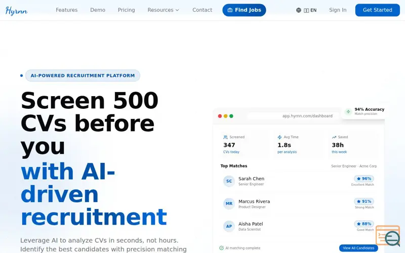 Screenshot of Hyrnn