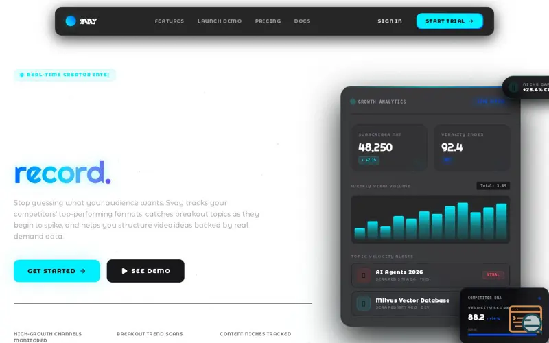 Screenshot of Svay 