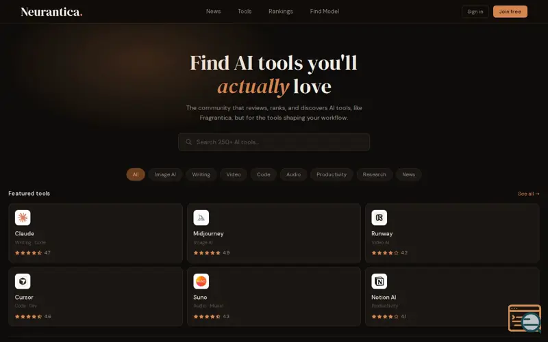 Screenshot of Neurantica
