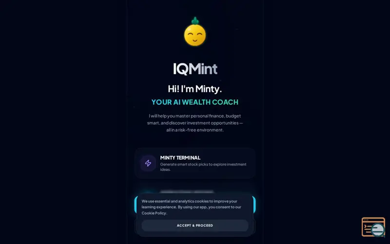 Screenshot of IQMINT