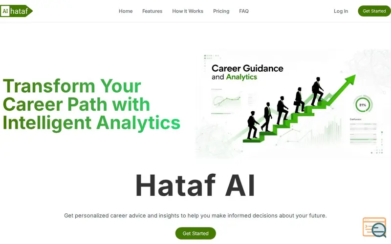 Screenshot of Hataf AI