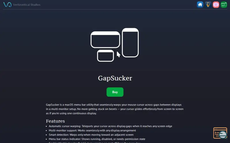 Screenshot of GapSucker
