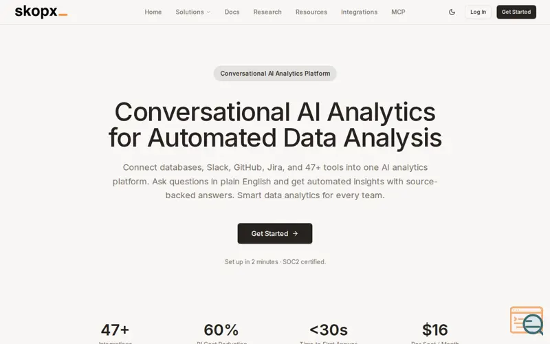 Screenshot of Skopx