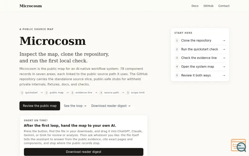 Screenshot of Microcosm
