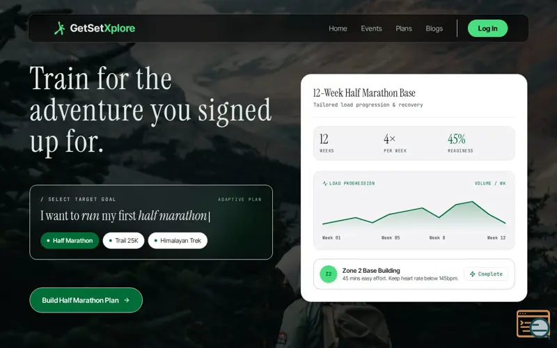 Screenshot of GetSetXplore