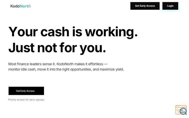Screenshot of Idle Cash Management