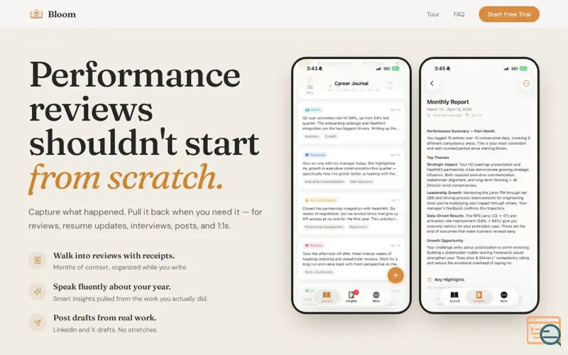 Screenshot of Bloom