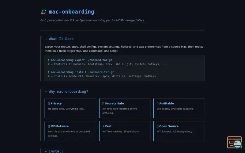 Screenshot of Mac