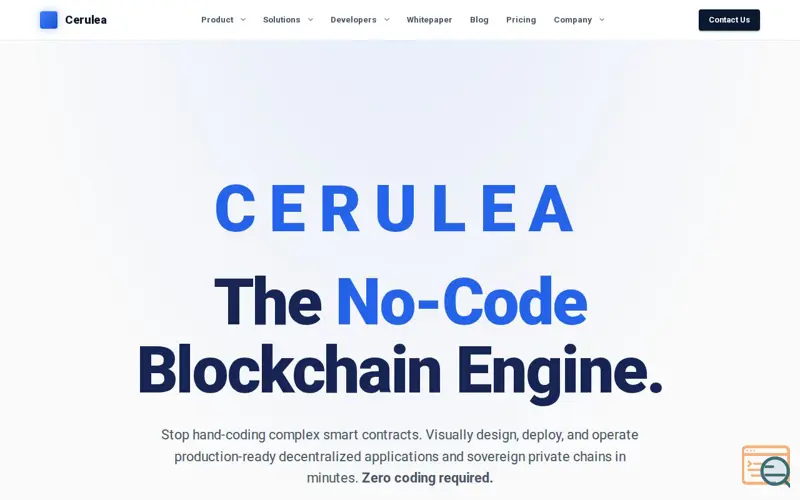 Screenshot of Cerulea