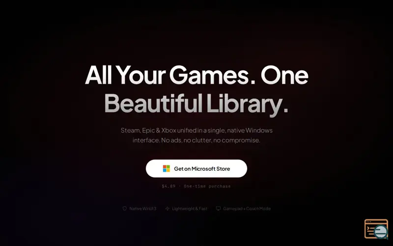 Screenshot of Easy Game Launcher