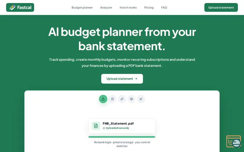 Screenshot of FastCal