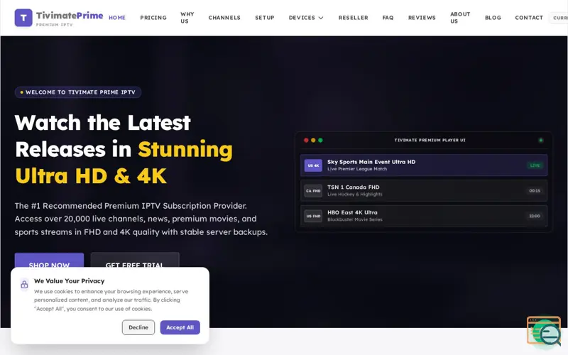 Screenshot of TivimatePrime