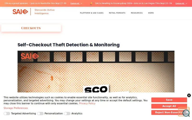 Screenshot of Self-Checkout Theft Detection