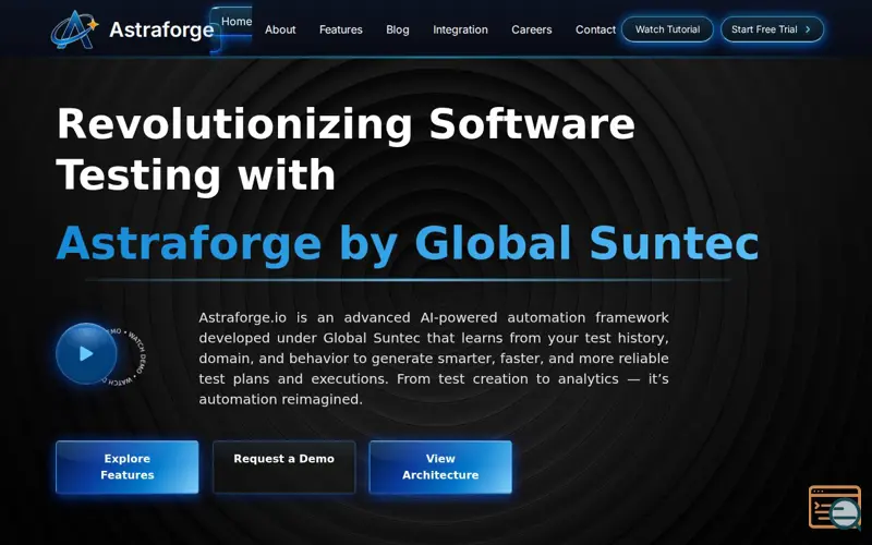 Screenshot of Astraforge