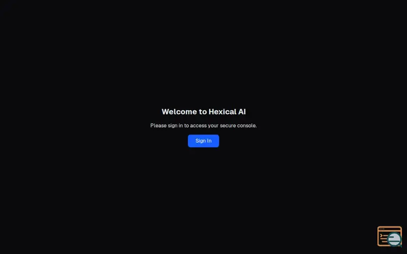 Screenshot of Hexical AI