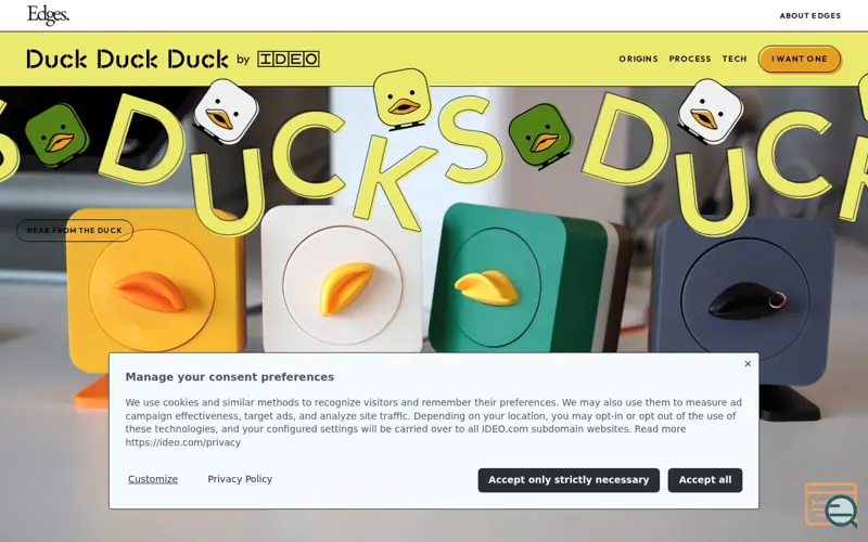 Screenshot of Duck-duck-duck
