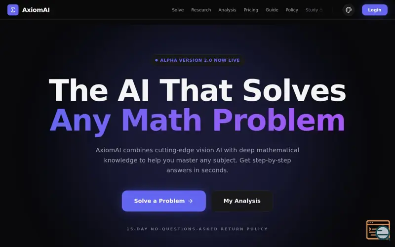 Screenshot of AXIOM AI