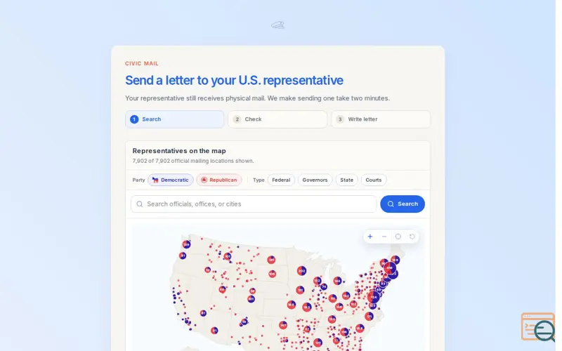 Screenshot of Pieterpost