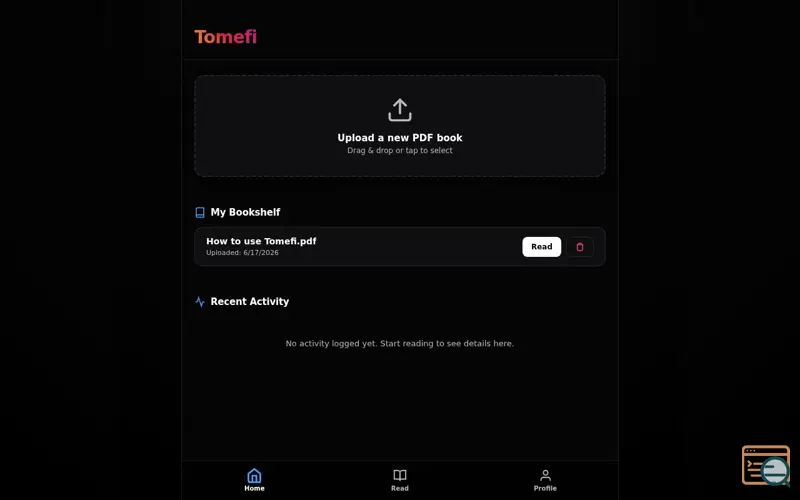 Screenshot of Tomefi