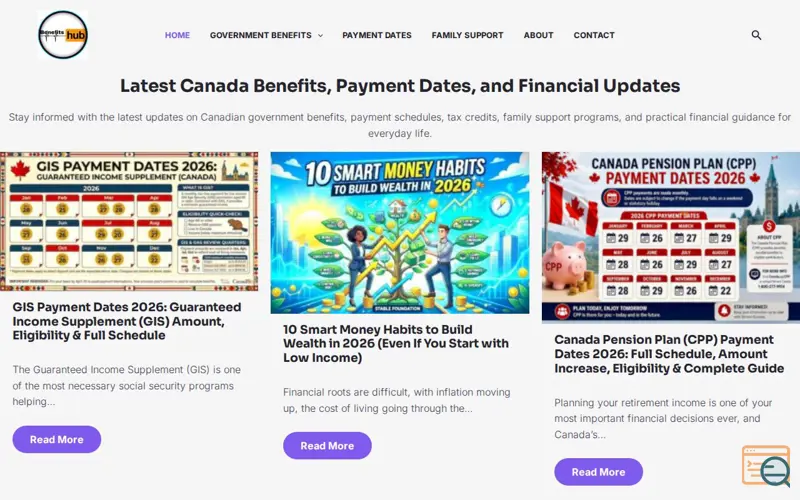 Screenshot of Benefits Pulse Hub