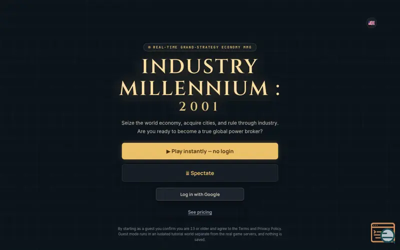 Screenshot of INDUSTRY MILLENNIUM 2001