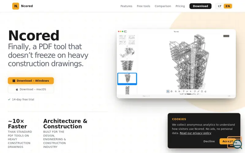 Screenshot of Ncored