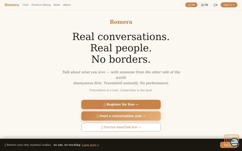 Screenshot of Romera