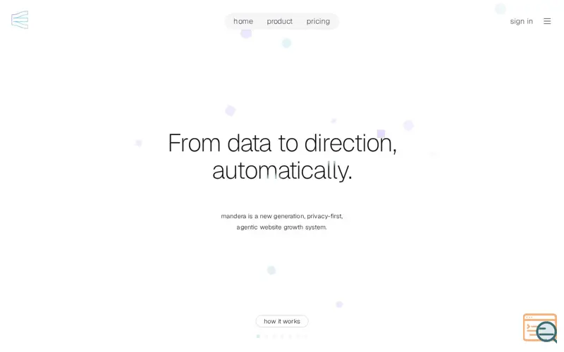 Screenshot of Mandera, a launch using Linevast