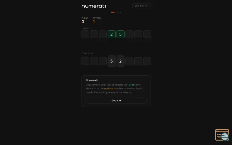 Screenshot of Numerati