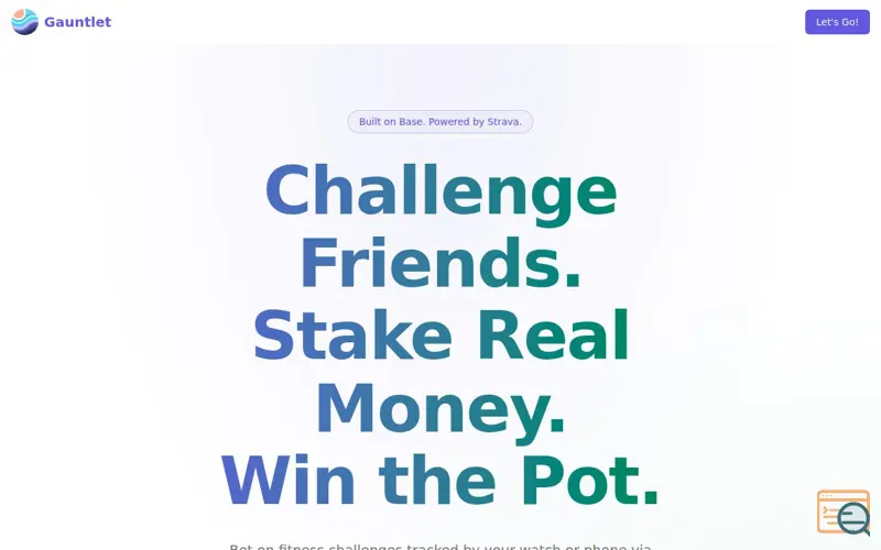 Screenshot of Gauntlet, a launch using MoonPay
