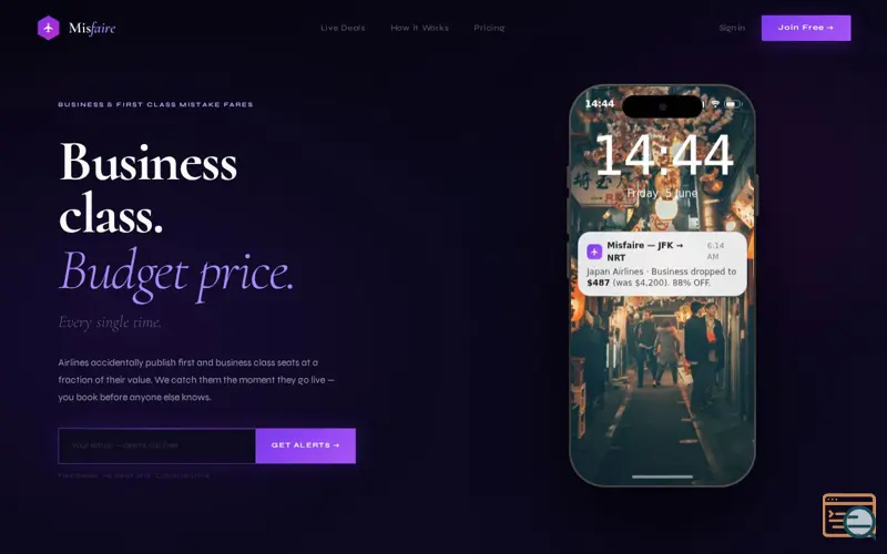 Screenshot of Misfaire