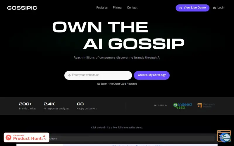 Screenshot of Gossipic