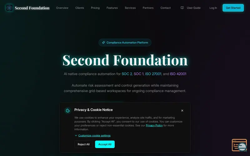 Screenshot of Second Foundation