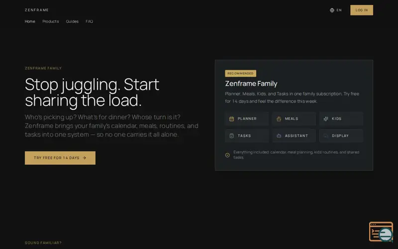 Screenshot of Zenframe, a launch using Detectify