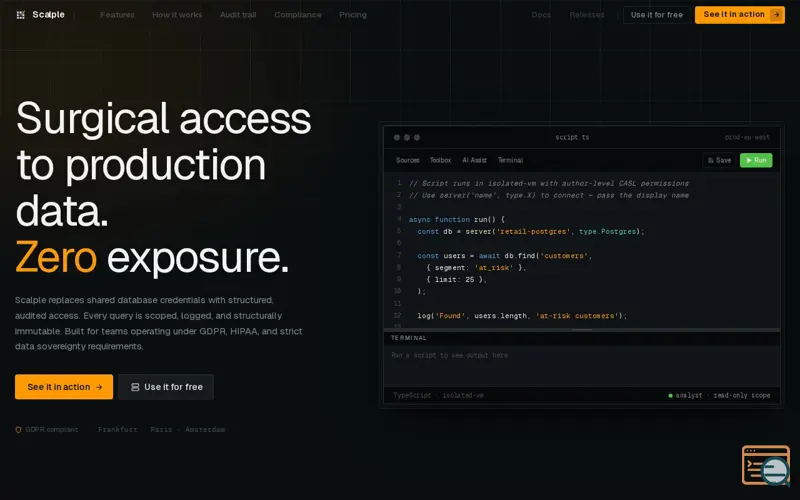 Screenshot of Scalple