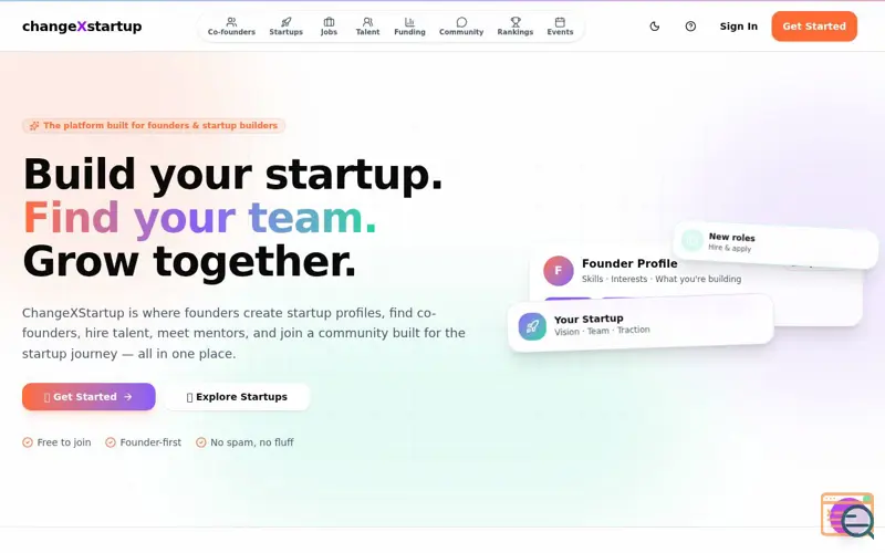 Screenshot of ChangeXStartup