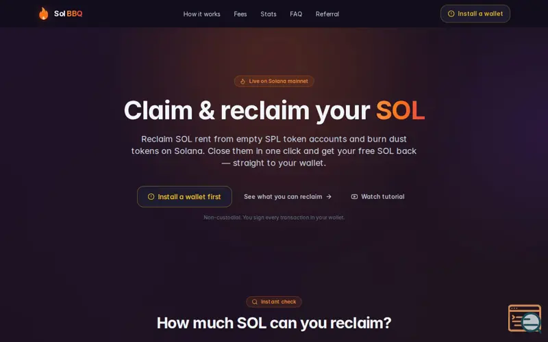 Screenshot of Sol BBQ