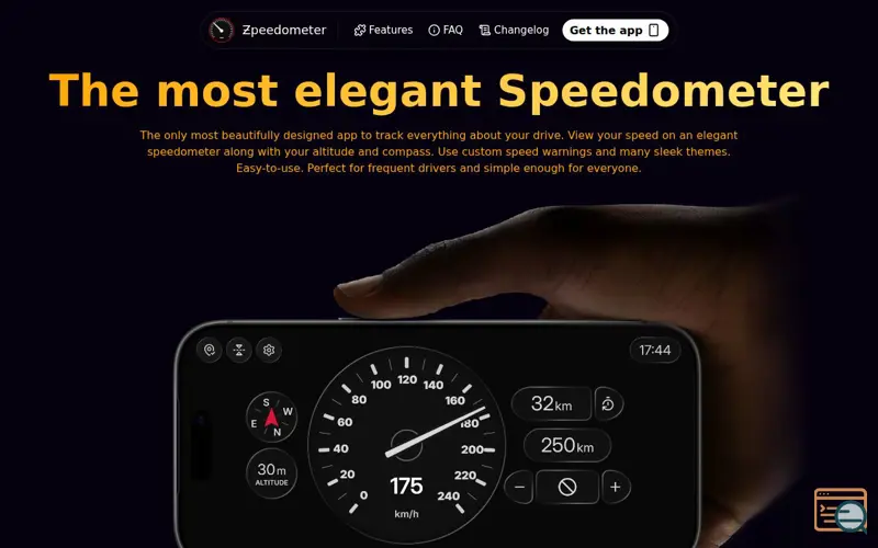 Screenshot of Zpeedometer