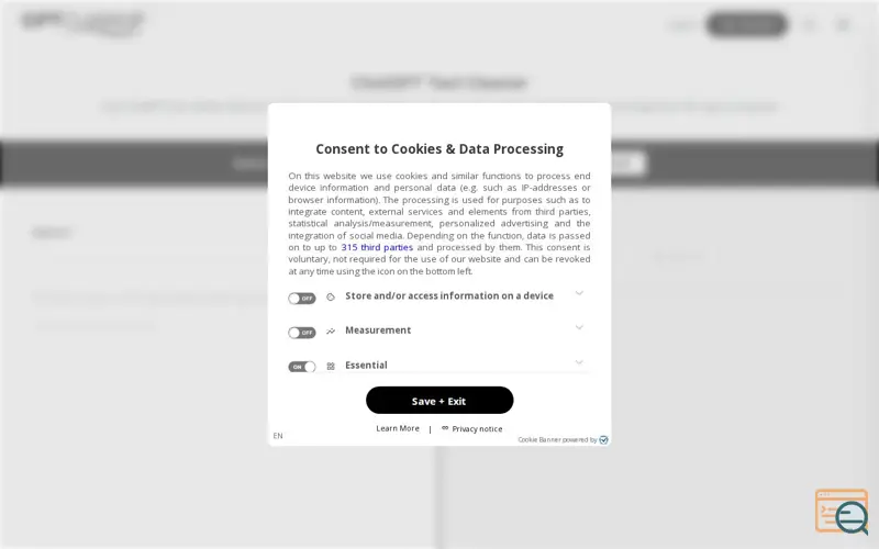 Screenshot of GPTCLEANUP