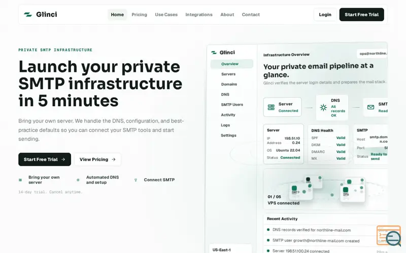 Screenshot of Glinci