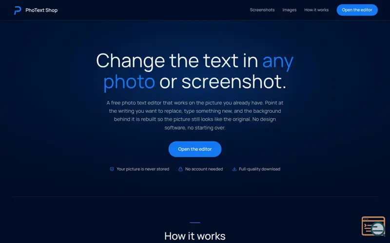 Screenshot of PhoText Shop — Free Photo Text Editor, Edit Text in Images