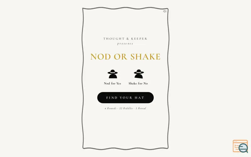 Screenshot of Nod or Shake