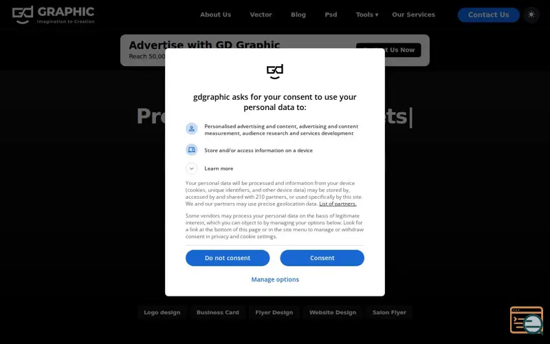 Screenshot of GD Graphic