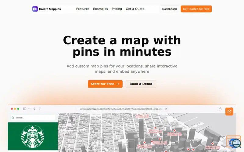 Screenshot of Create Mappins