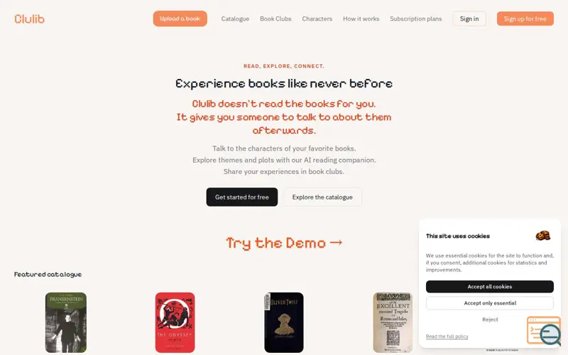 Screenshot of Clulib